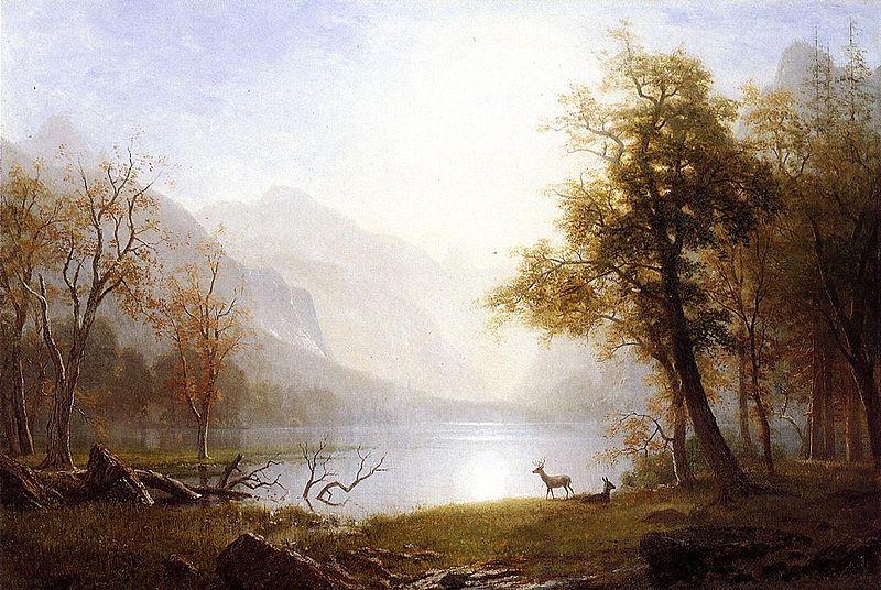 Albert Bierstadt Valley_in_Kings_Canyon, in the Sierra Nevada, California